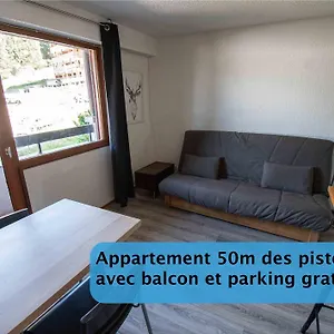  Appartement Les Cimes, Chaleureux 4 Pers, 50m Du Télécabine, Vue Dégagée Sur Les Pistes, Draps Non Compris France